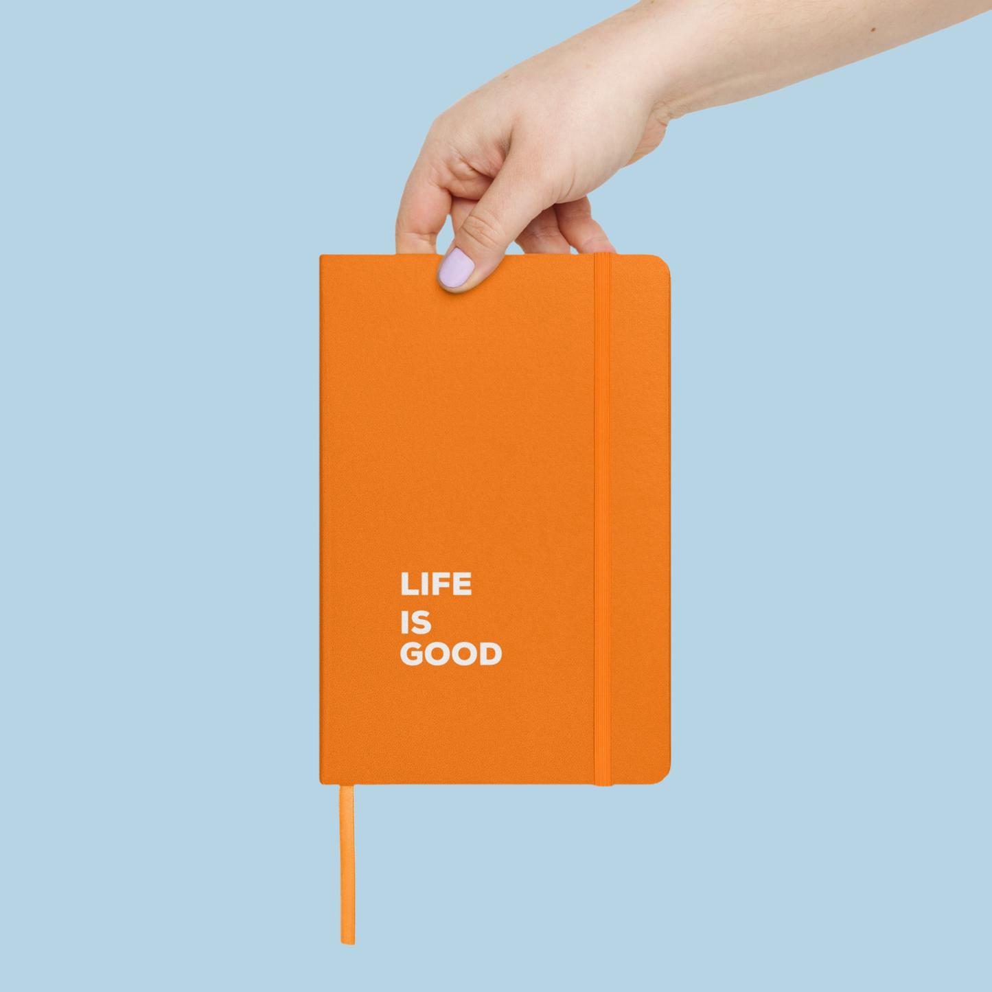 Hardcover bound notebook