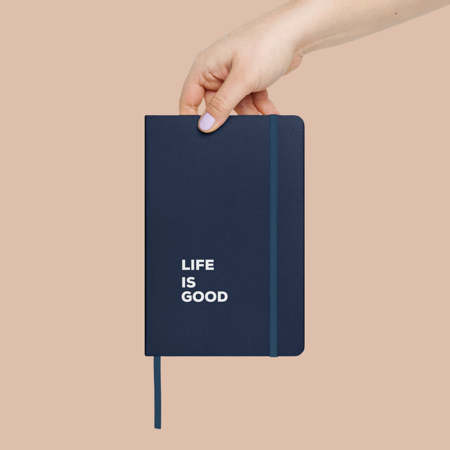 Hardcover bound notebook