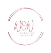 WOW Words Of Wisdom Apparel Logo