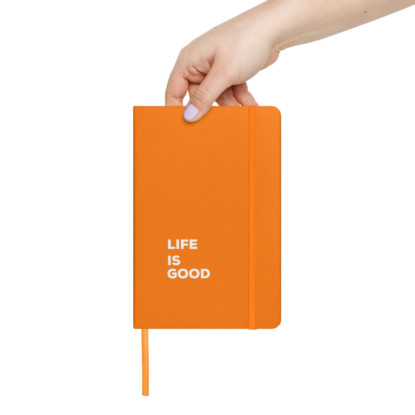 Hardcover bound notebook